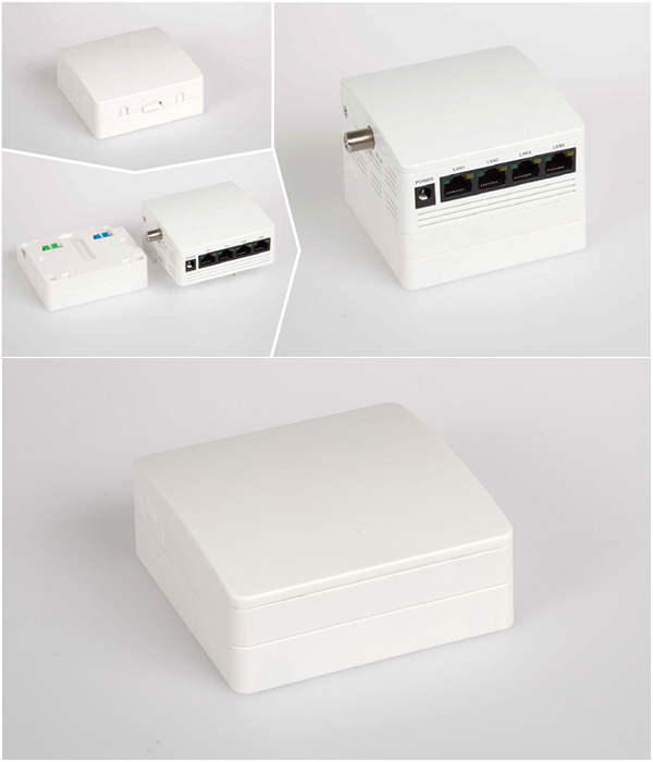 79742 FTU/CPE, 4-port RJ-45, CATV & 79716 FTU